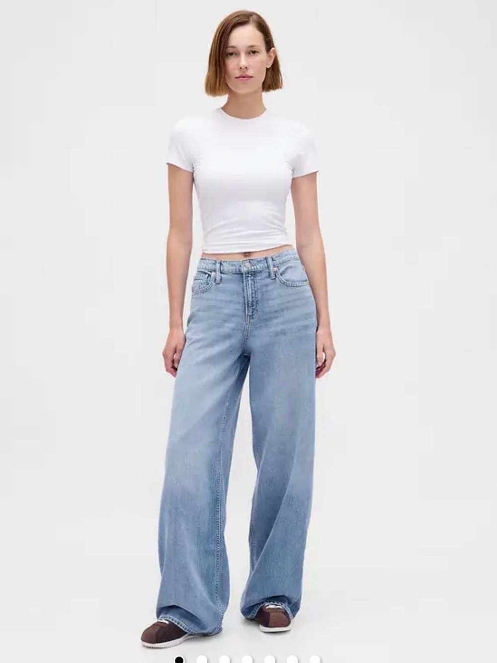 GAP Light Blue Wide Leg Jeans - High Rise Flare